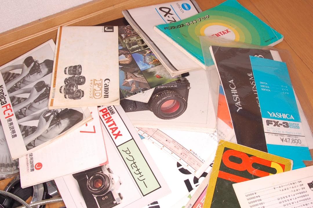 【片付け整理】フィルムカメラ関連ジャンク品ひとまとめ