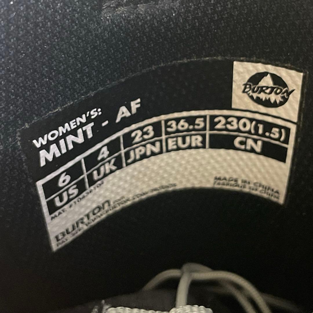 【希少_即日発送】スノボブーツ　BURTON MINT-AF 23センチ
