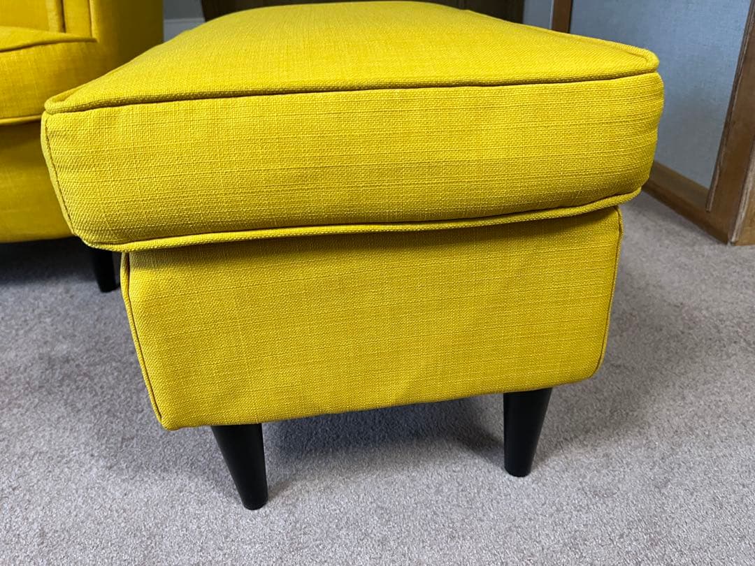 IKEA STRANDMON ストランドモン 1人掛けソファ　オットマン付き