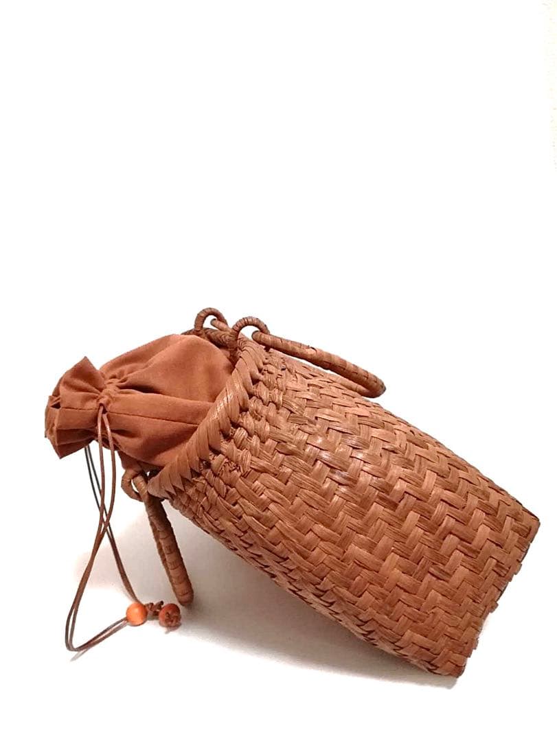 山葡萄バッグ台形網代