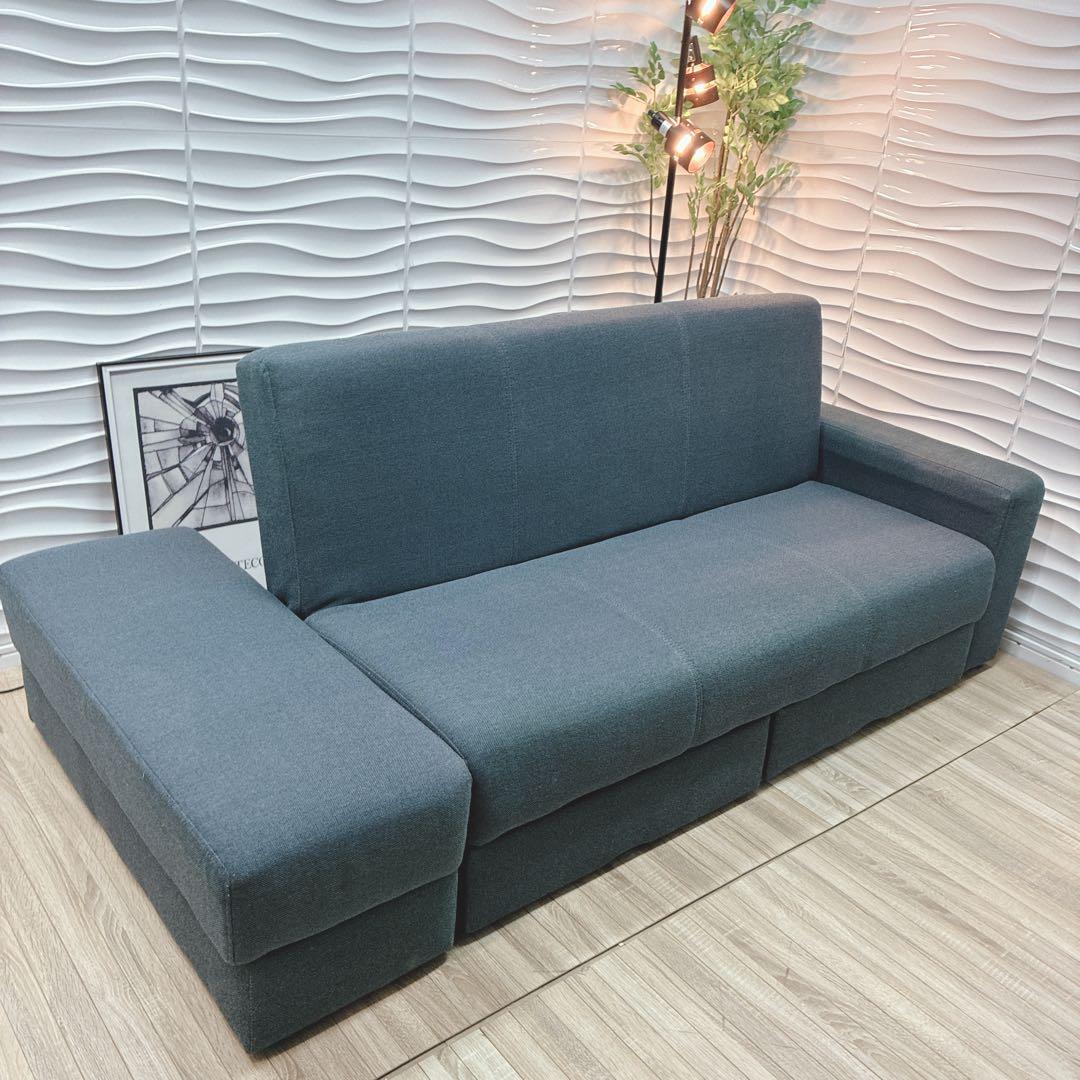 ◇大阪府 神戸市 配達料無料！◇ニトリ◇ソファベッド◇2杯収納付き◇