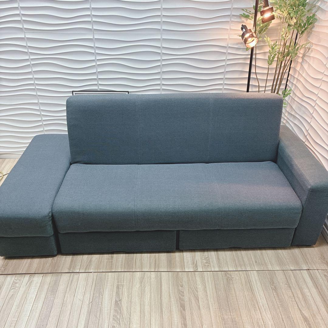 ◇大阪府 神戸市 配達料無料！◇ニトリ◇ソファベッド◇2杯収納付き◇