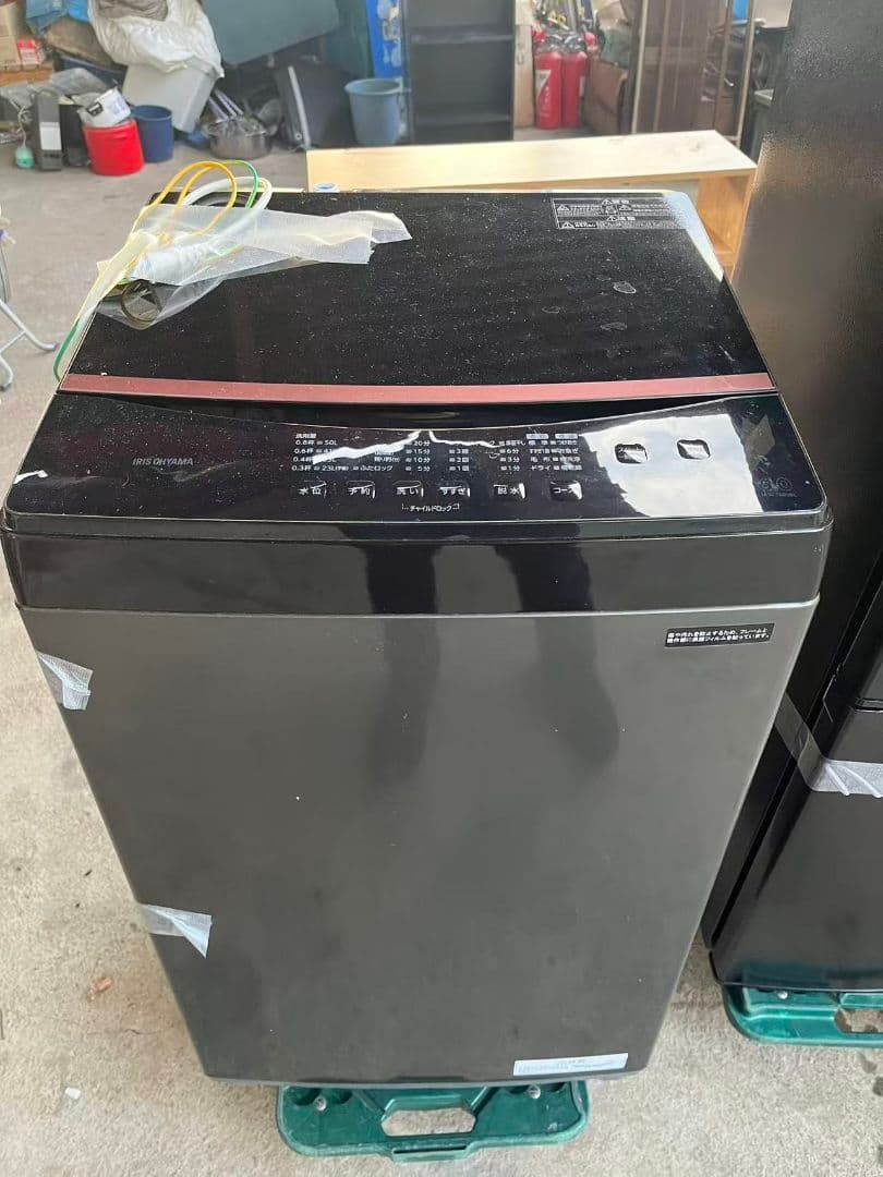 IAW-T605BL 全自動洗濯機 ブラック 2023年製