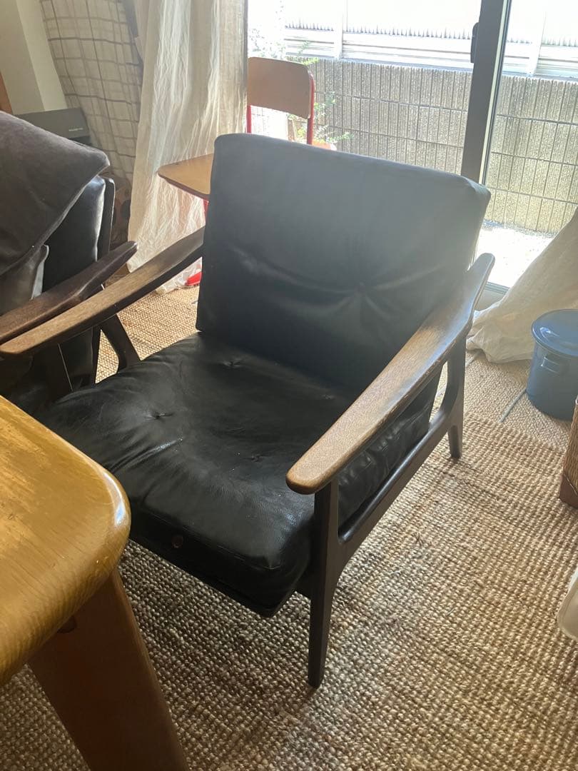 ビンテージレザーソファ