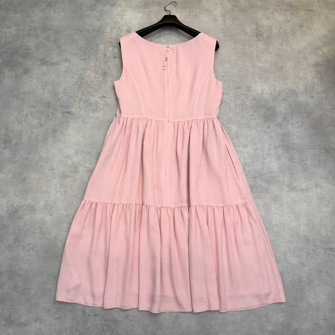 取引中 【FOXEY NEWYORK】ノースリーブワンピース ペールピンク 40