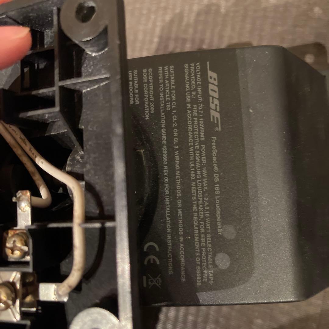 BOSE FreeSpace DS16S スピーカー ペア 壁掛け　黒色