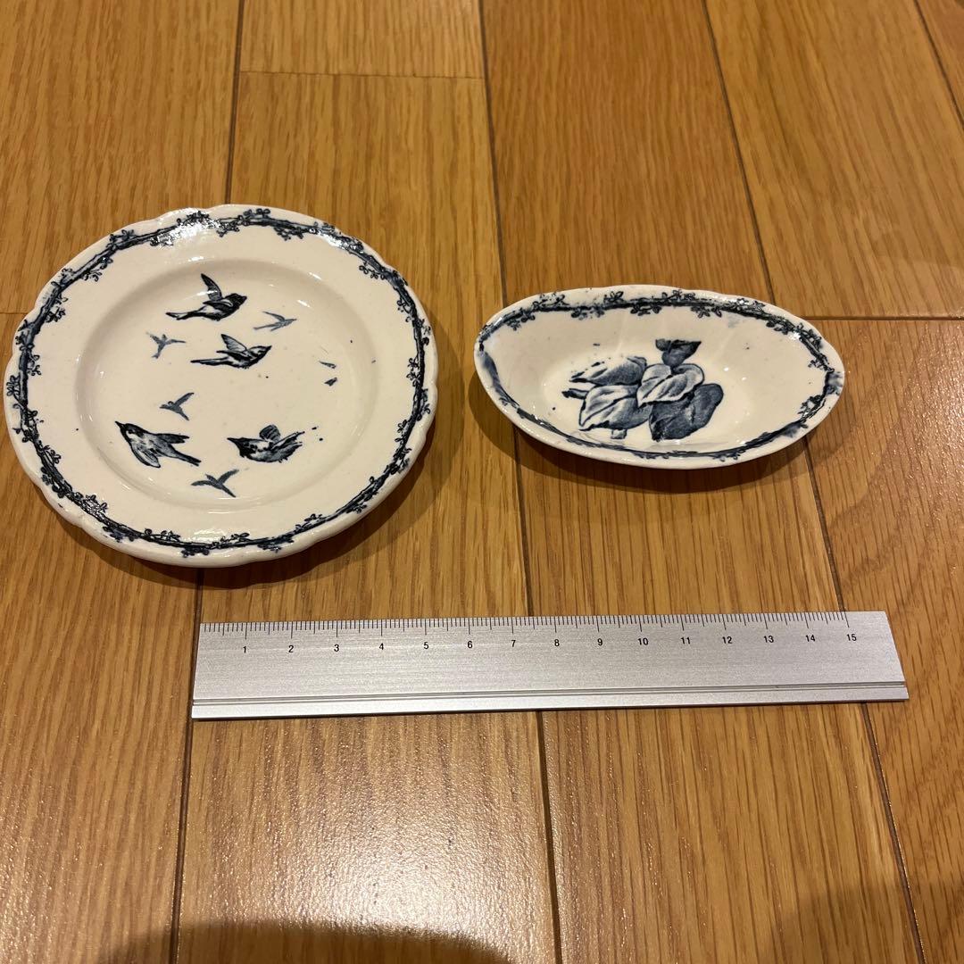 フランス　アンティーク　リネット　4枚セット