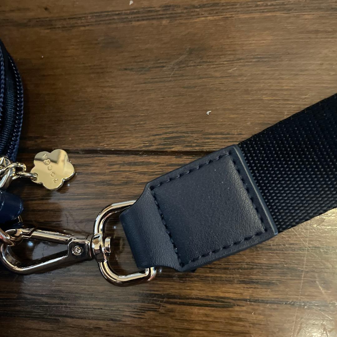 TOCCA トッカ ネイビー パソコンバッグ　リボンバッグ　PCケース