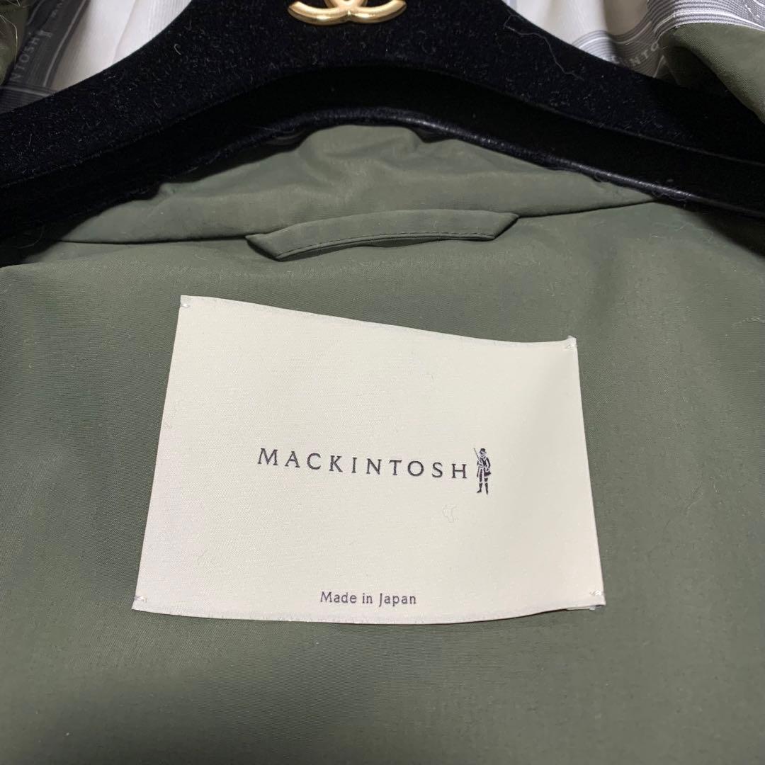 【極美品】マッキントッシュ スカイパーカー グリーン L モッズコート ファー