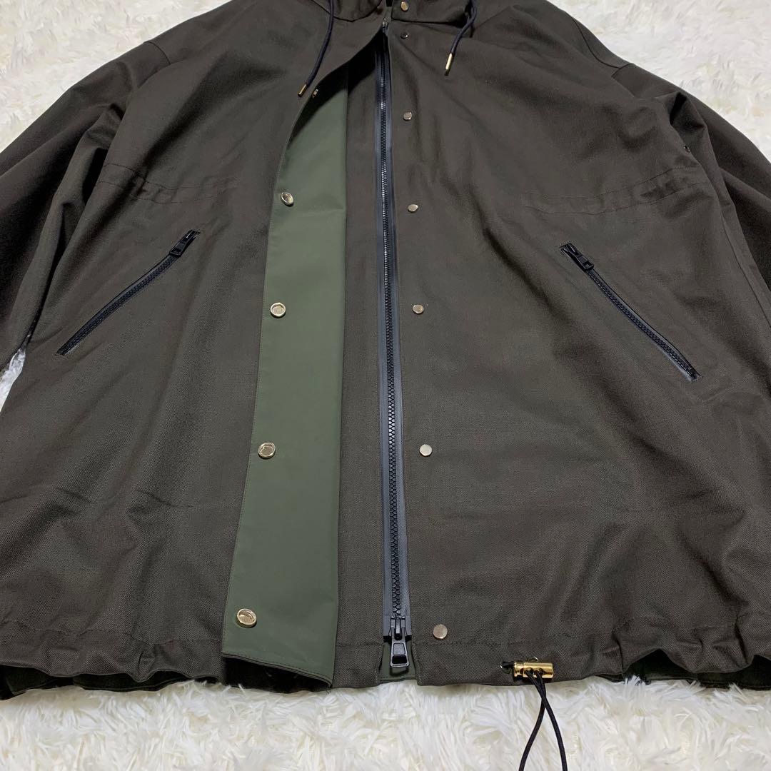 【極美品】マッキントッシュ スカイパーカー グリーン L モッズコート ファー