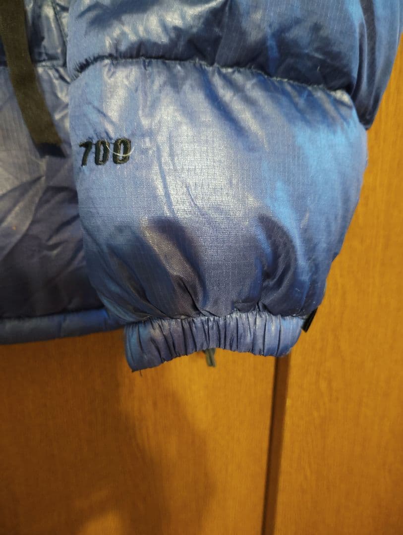 THE NORTH FACE ヌプシダウンジャケット ブルー・ブラックXSノース