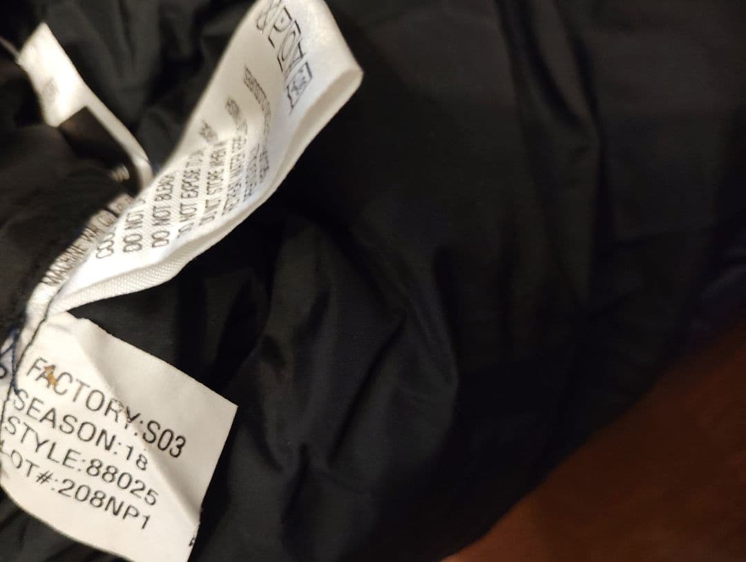 THE NORTH FACE ヌプシダウンジャケット ブルー・ブラックXSノース