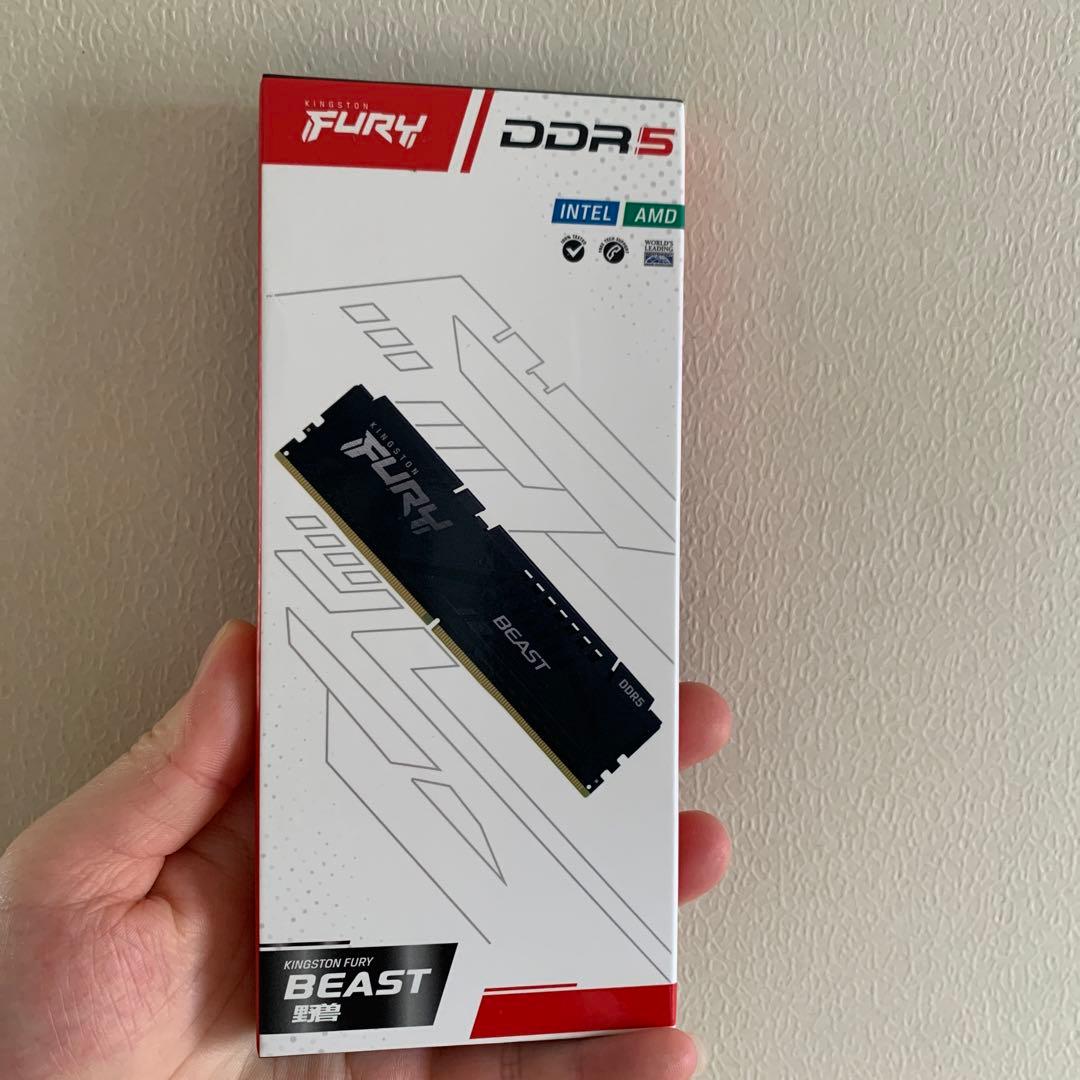 Kingston FURY Beast DDR5 メモリー6000Mhz-32g