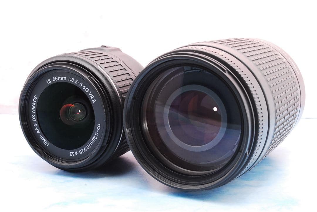 ニコン D7200☆一眼レフカメラ☆バッテリーグリップ付☆超望遠付Wレンズ