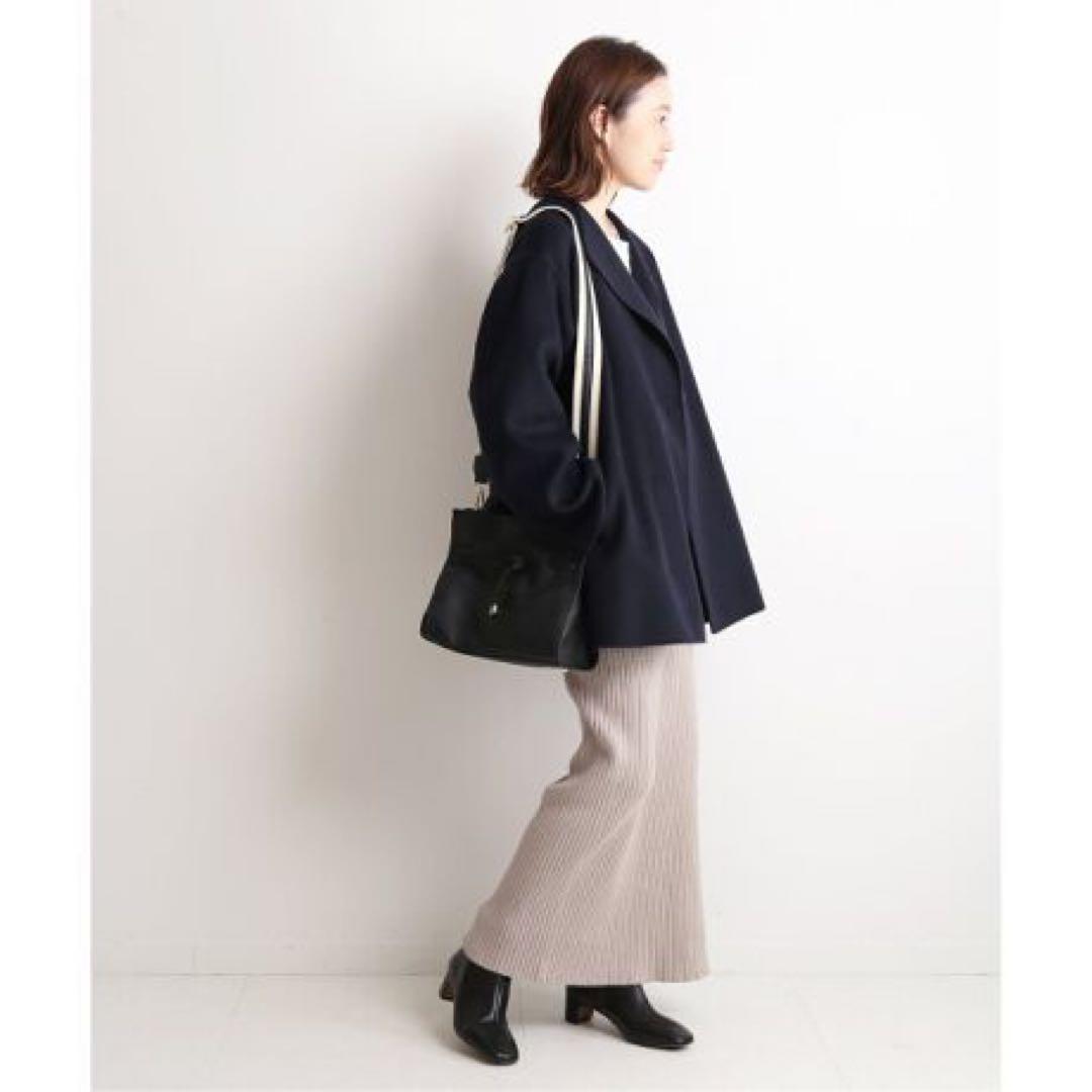 【SLOBE IENA】HAMILTON ダブルフェイスウールショートコート