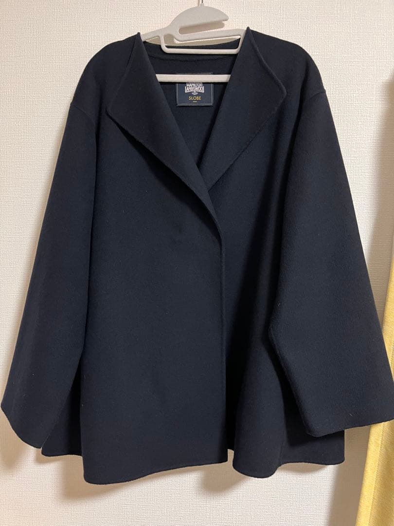 【SLOBE IENA】HAMILTON ダブルフェイスウールショートコート