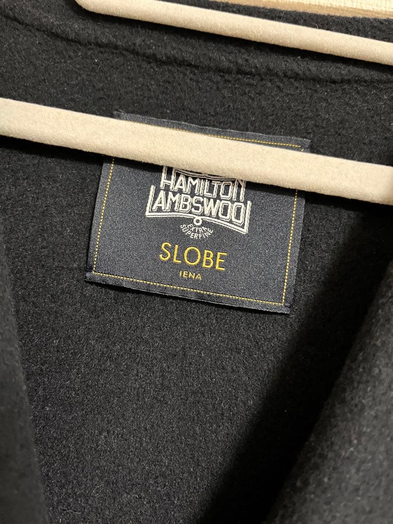 【SLOBE IENA】HAMILTON ダブルフェイスウールショートコート