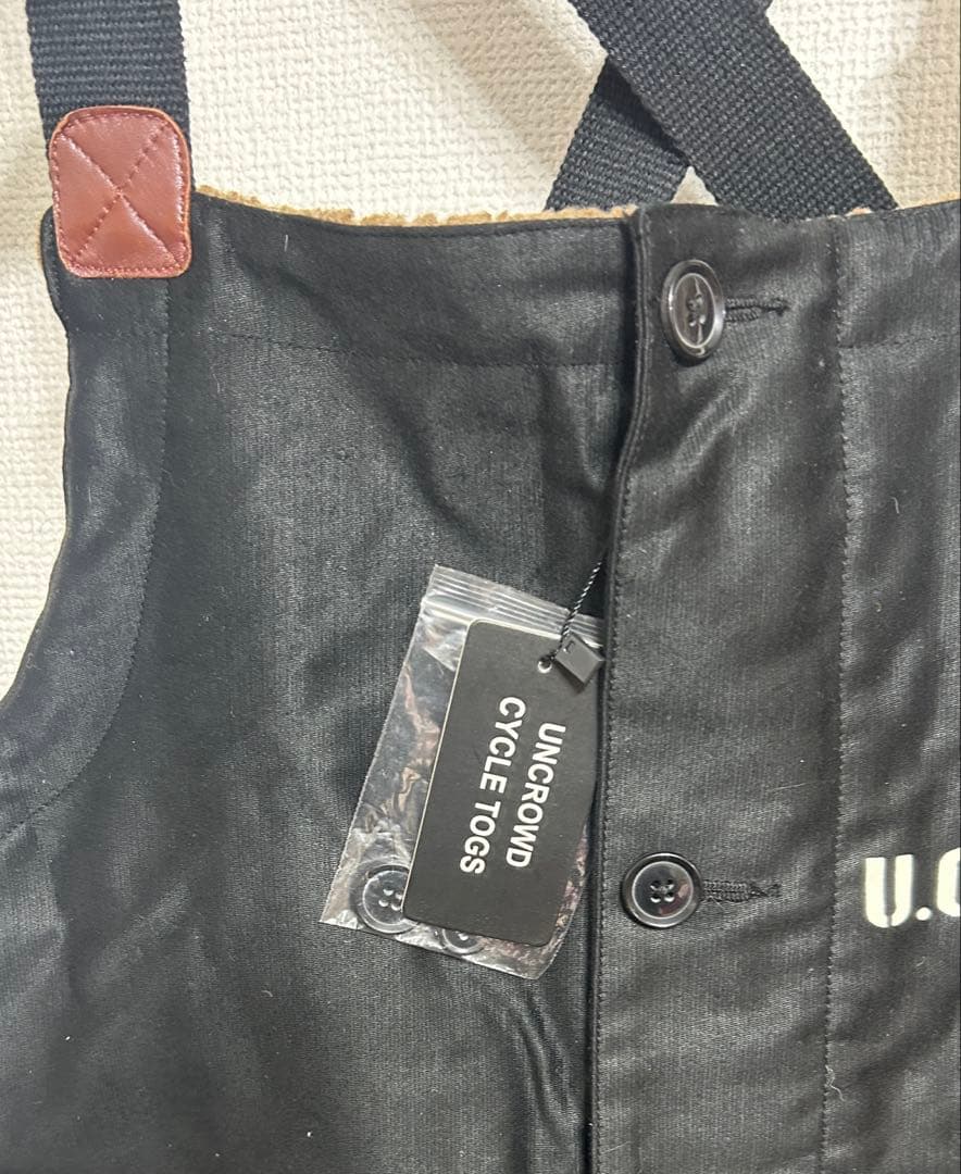 新品 UNCROWD アンクラウド デッキパンツ 黒 Lサイズ