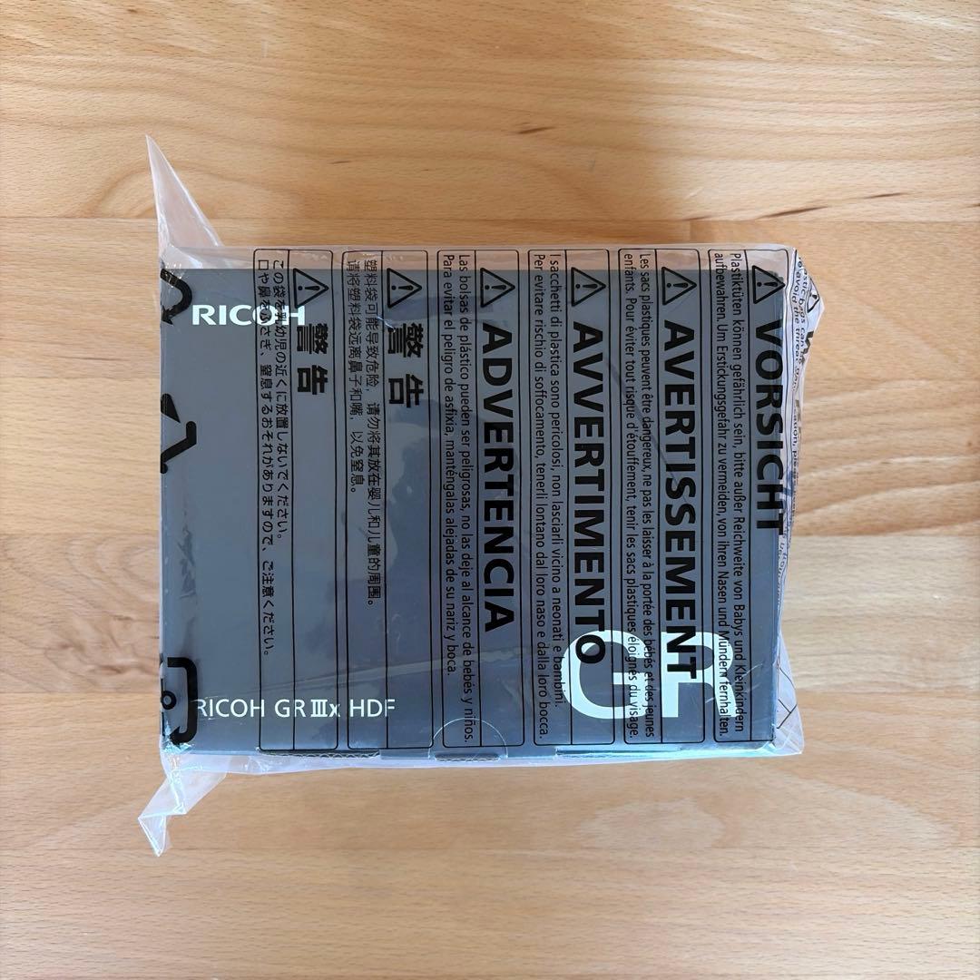 【新品未使用】RICOH GR Ⅲx HDF 3年保証　リコー