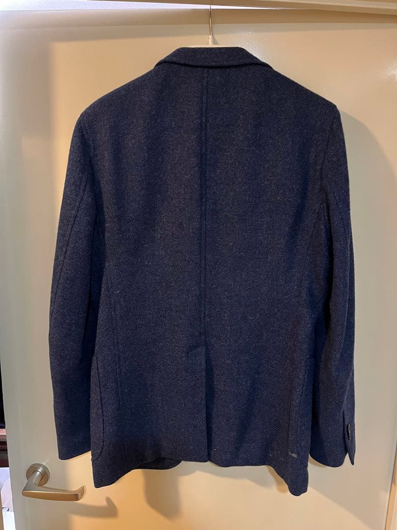ボリオリBOGLIOLIのジャケット、46サイズ、ブルーネイビー