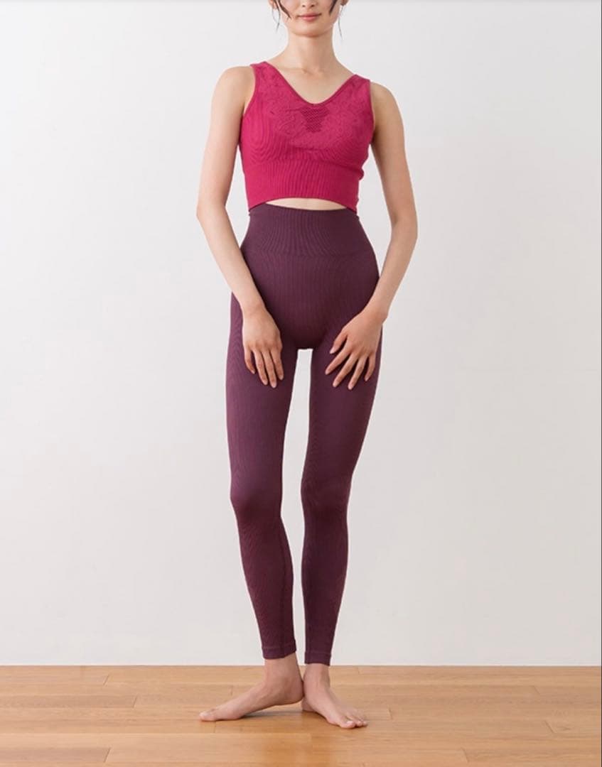 SUKALA アクティブデイジーレギンス Mサイズ ワイン