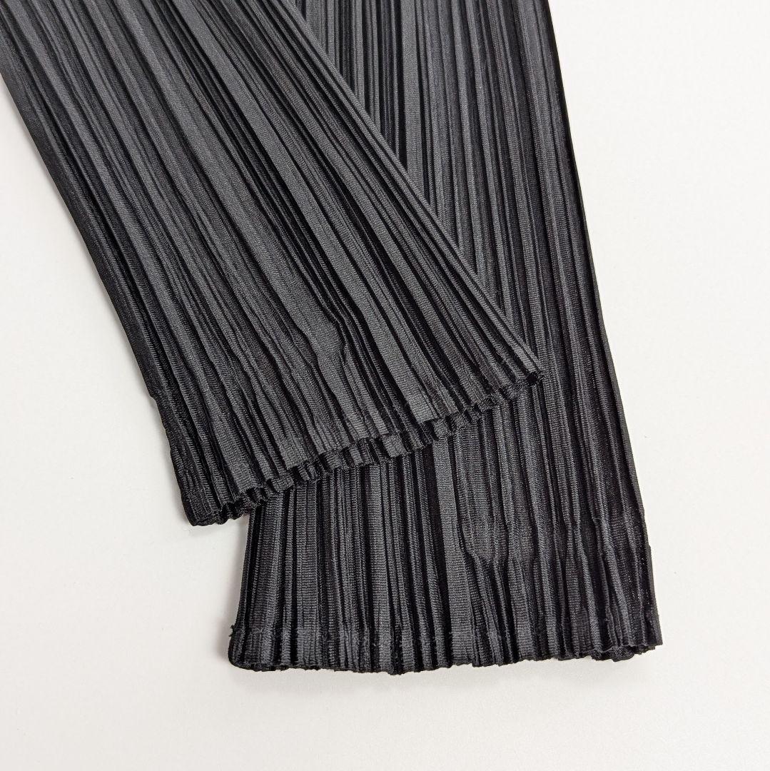 プリーツプリーズ イッセイミヤケ 長袖カットソー ダマスク柄 ハイネック