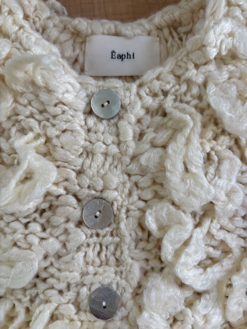 新品タグ付き　EAPHI FRINGE KNIT VEST