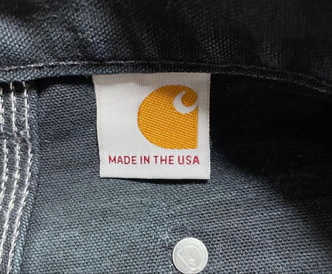 Carhartt ブラック カーゴパンツ　USA製　HELMETS