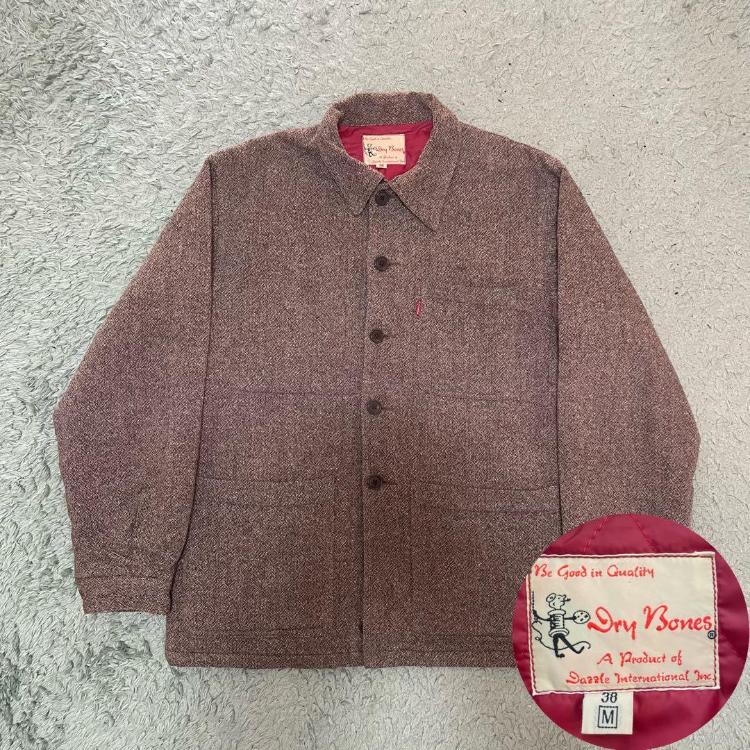 【美品】Dry Bones ドライボーンズ ネップ ツイードジャケット