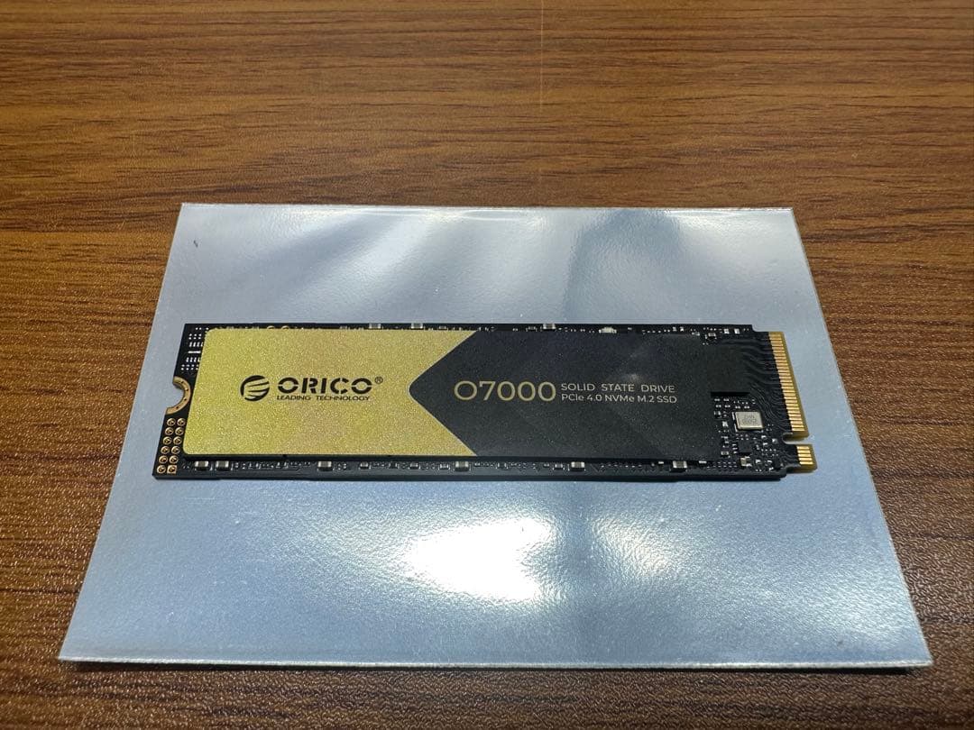 2TB Nvme Gen 4 M.2SSD 読込み7000MB/s