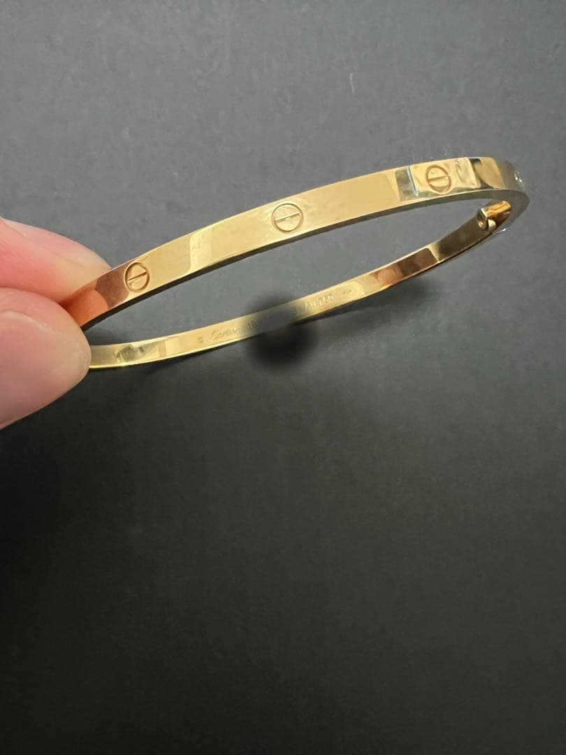 Cartier ラブブレスレット　スモール　イエローゴールド