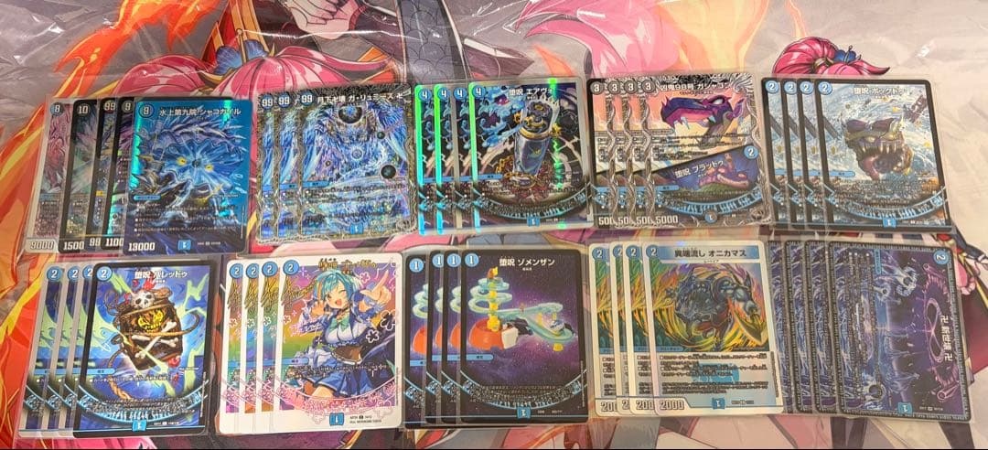 デュエマ　引退品まとめ売り　デッキとプレマ