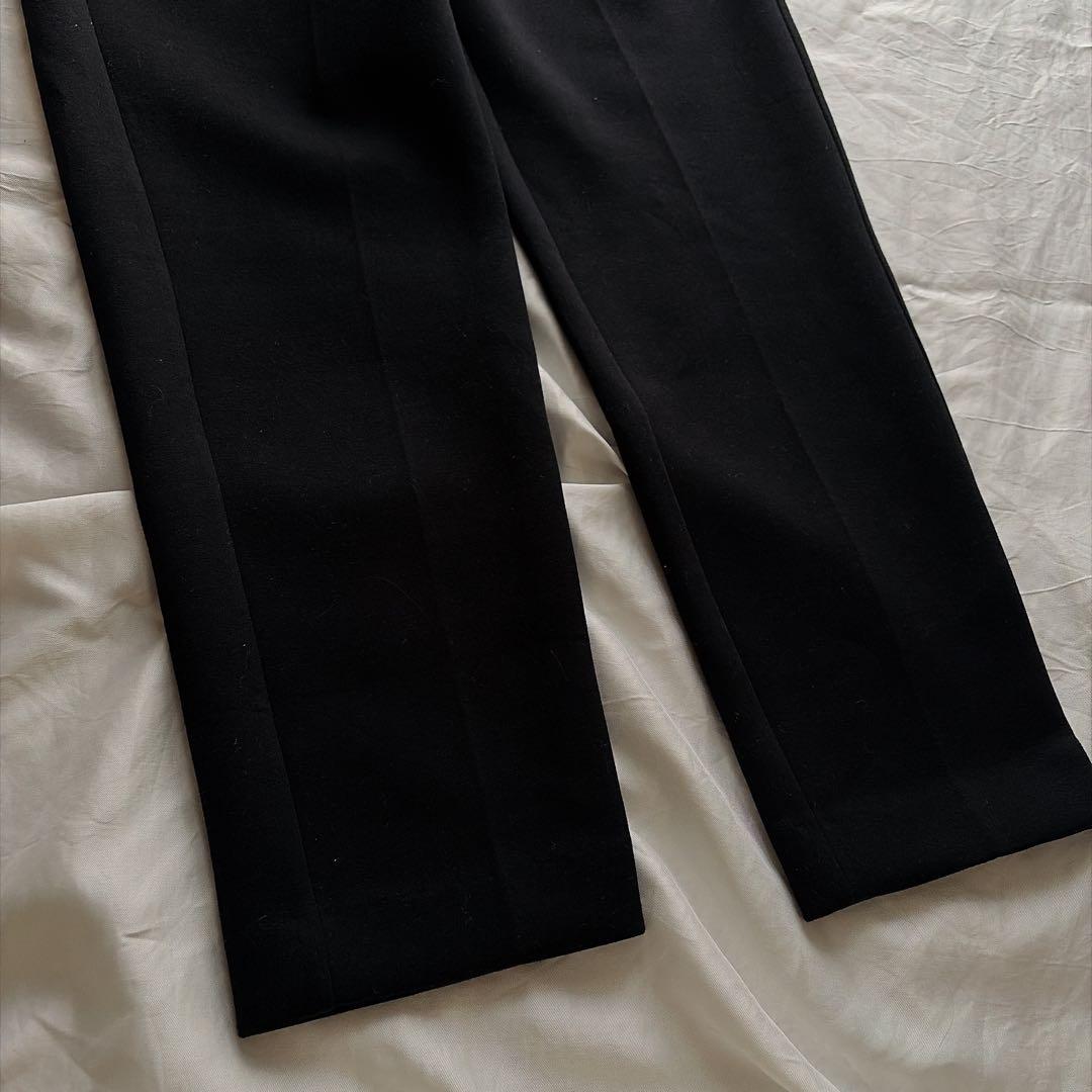 美品　sheller 2way パール　サスペンダー　テーパードパンツ　シェリエ