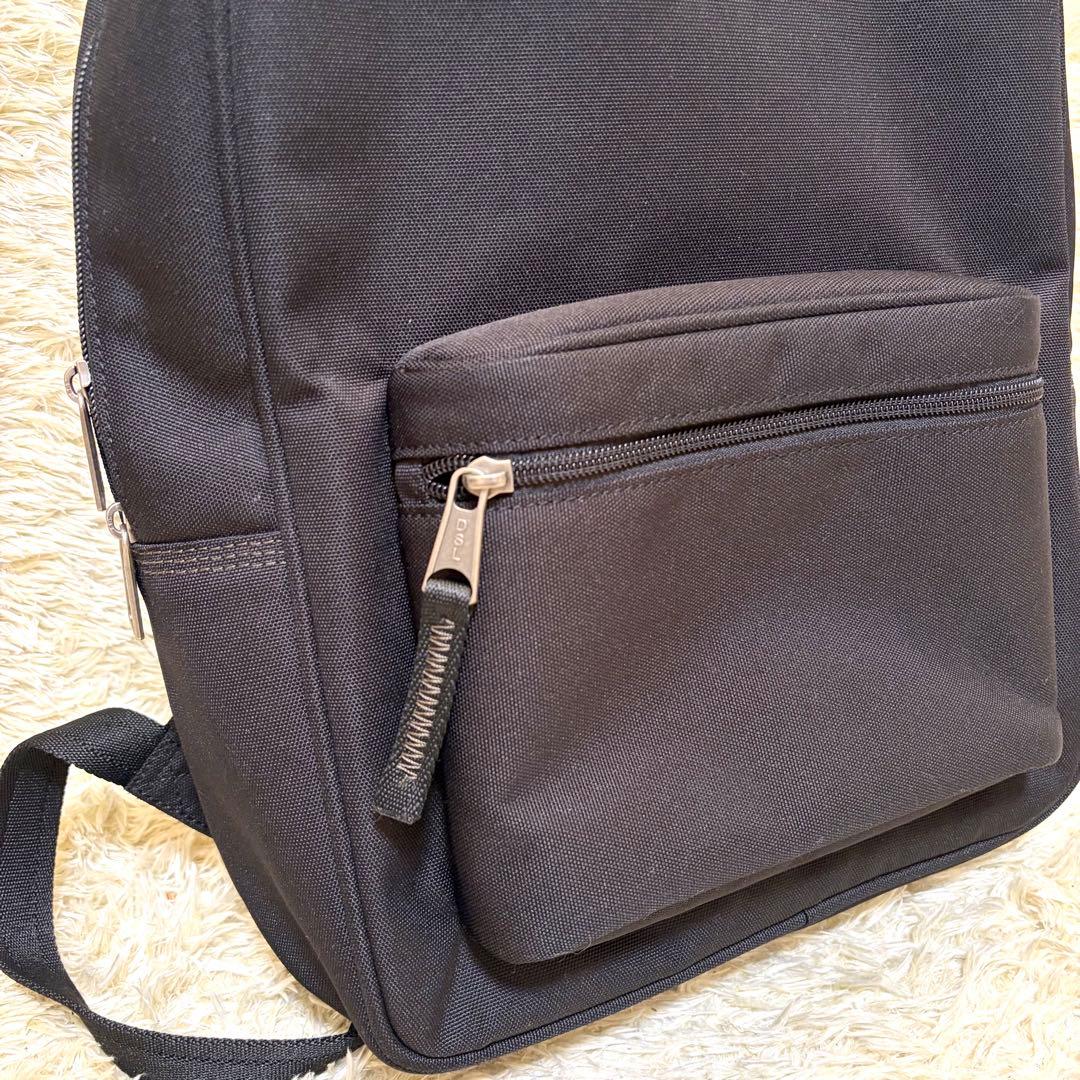 DIESEL リュック　ディーゼル　【美品】　Dロゴ　ブラック　バックパック