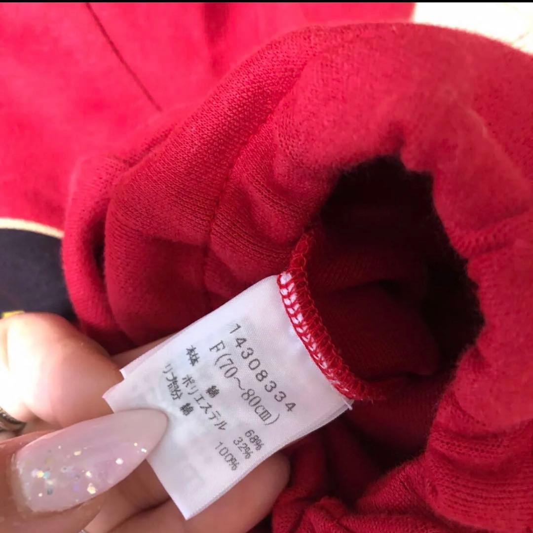 ヒステリックミニDEVILKINダンボールニット カバーオール70-80cm新品