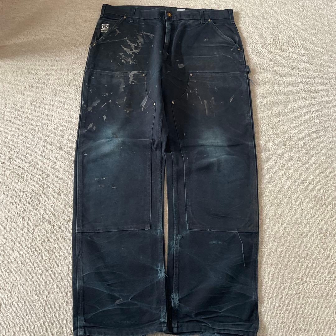 Carhartt ダブルニー　ブラック パンツ