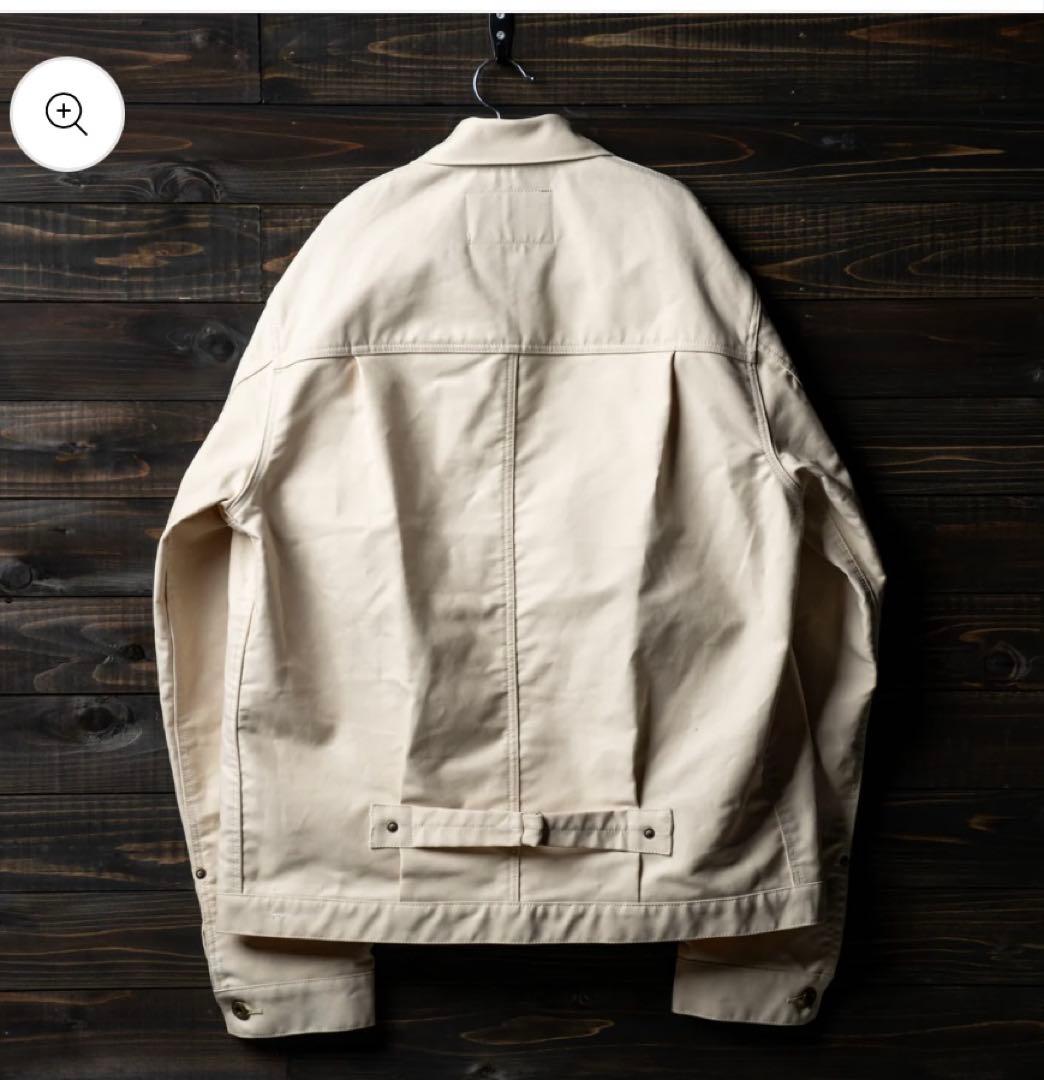 ジャケット・アウター PABLO VINCI Oiled Chino Trucker Jacket