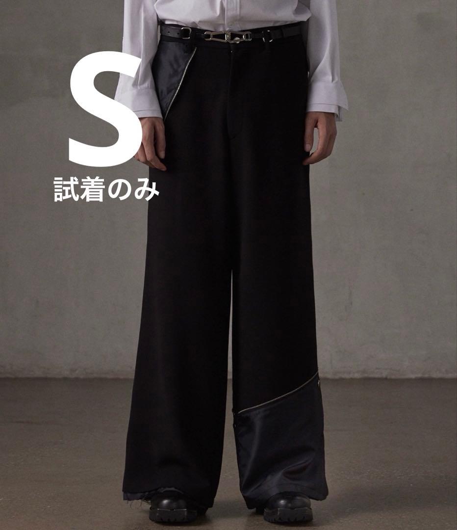 GRANCY】グランシー リバース レイヤードデザイン スラックス