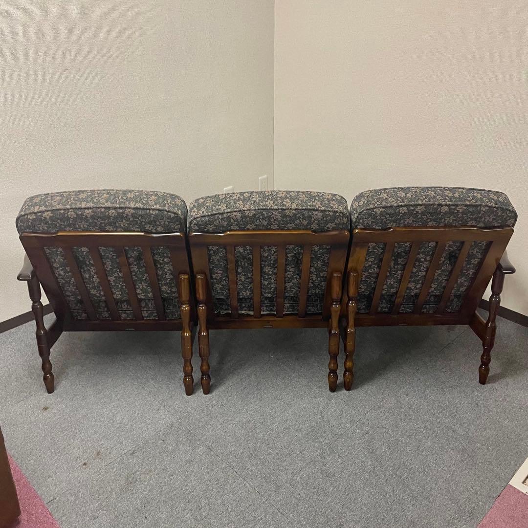 【良品】カリモクセパレートソファ 3人掛け トリプルソファ 3P WC60モデル