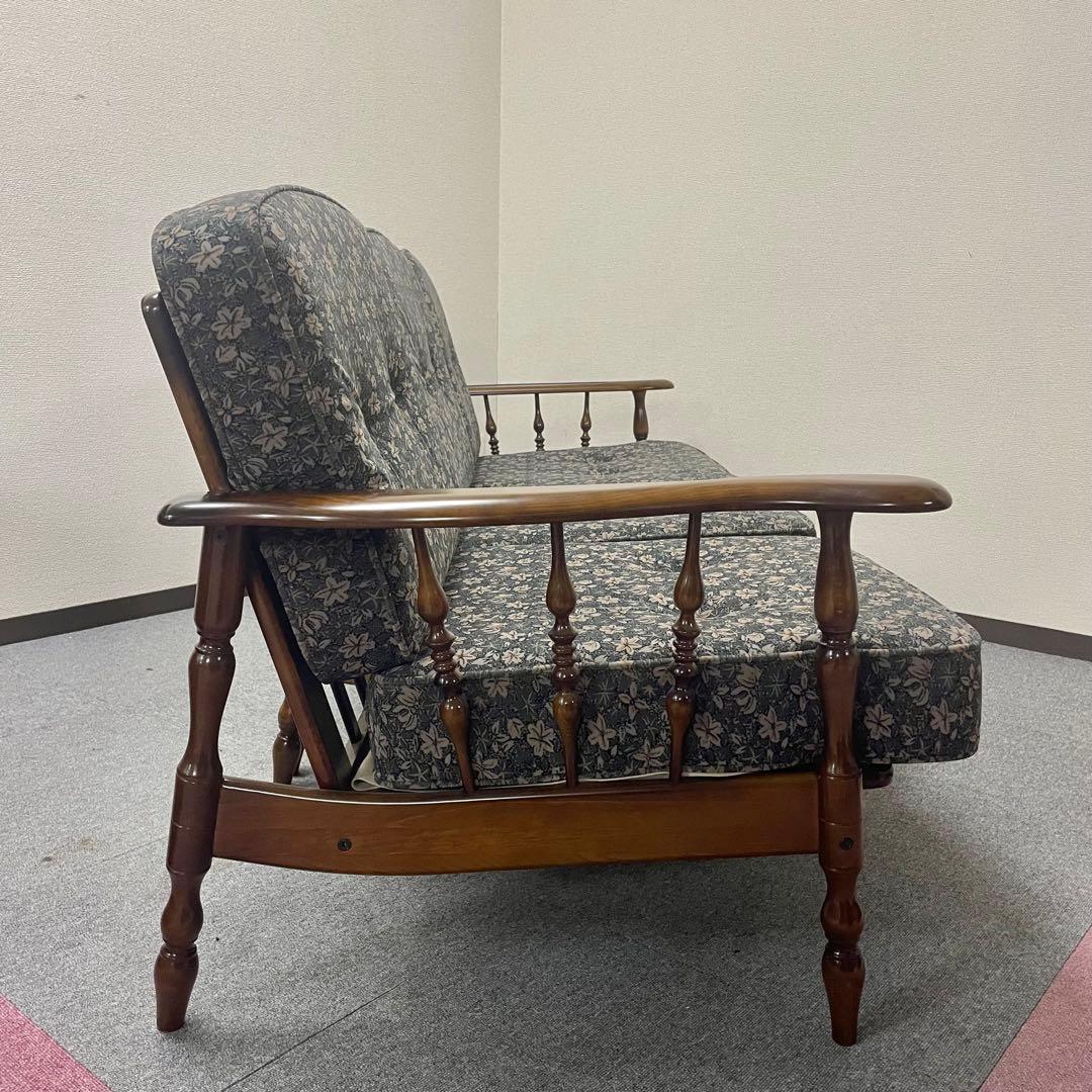 【良品】カリモクセパレートソファ 3人掛け トリプルソファ 3P WC60モデル