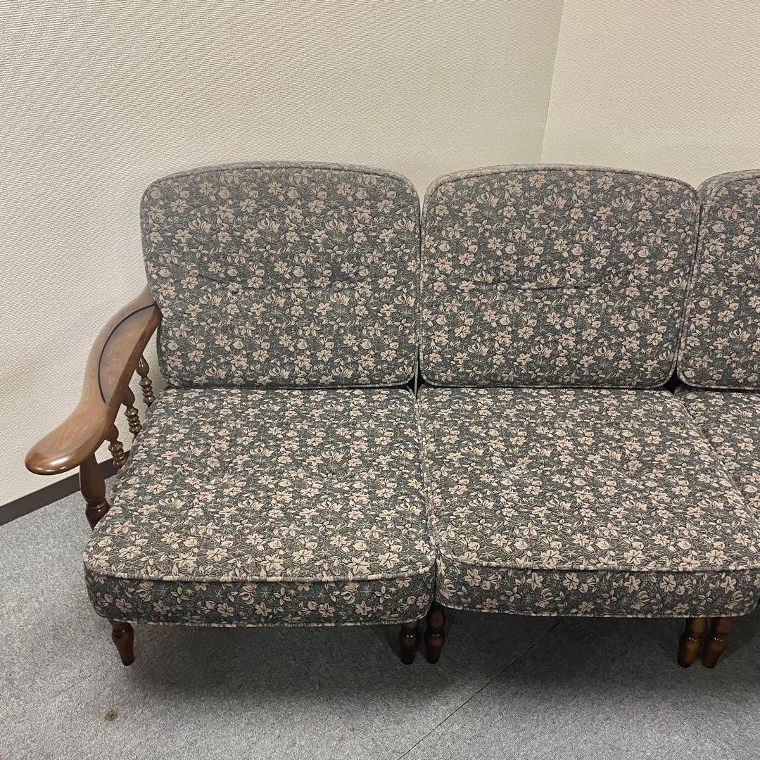 【良品】カリモクセパレートソファ 3人掛け トリプルソファ 3P WC60モデル