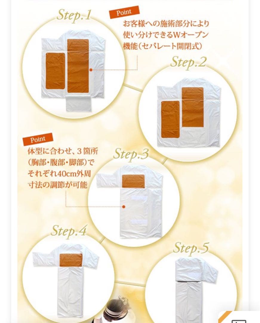 Venus Body Sauna III 3つ折りタイプ