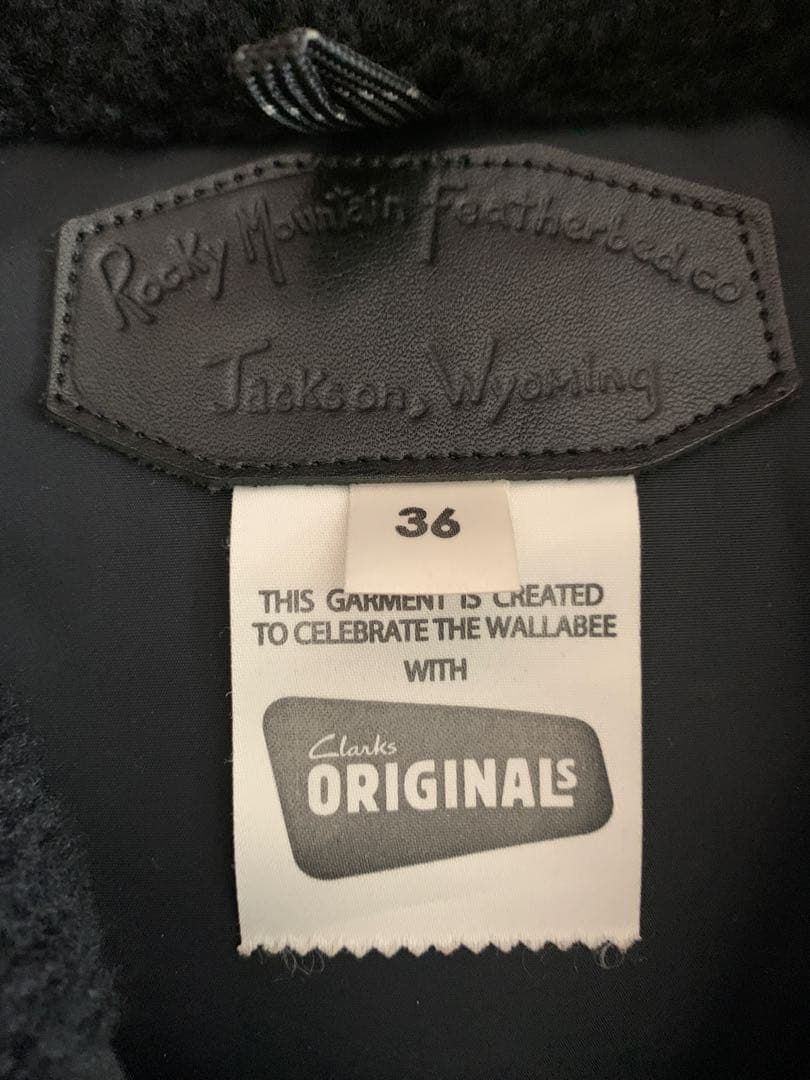 ロッキーマウンテン オールレザーダウンベスト36美品