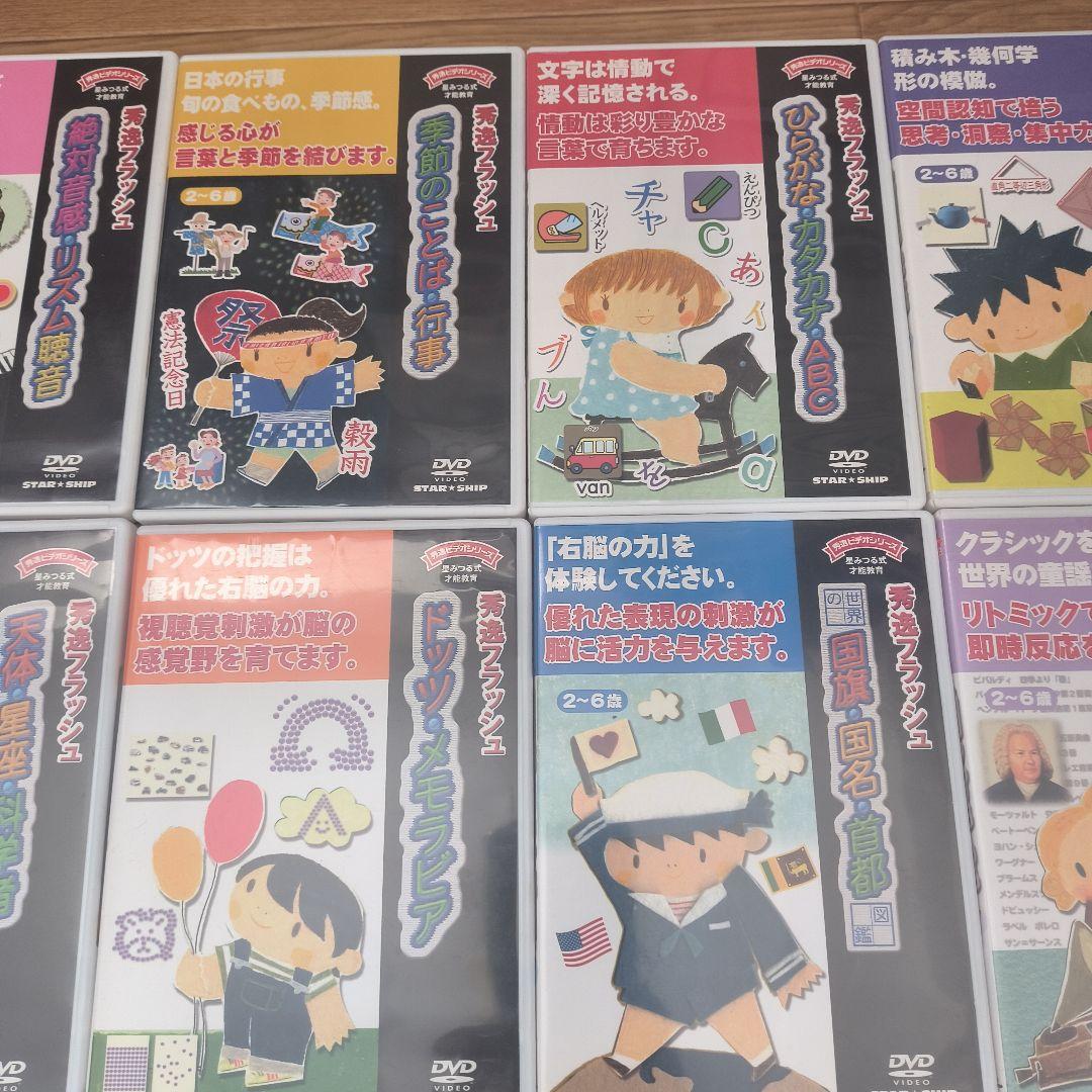 秀逸ビデオシリーズ　星みつる式　才能教育　秀逸フラッシュ　17巻セット