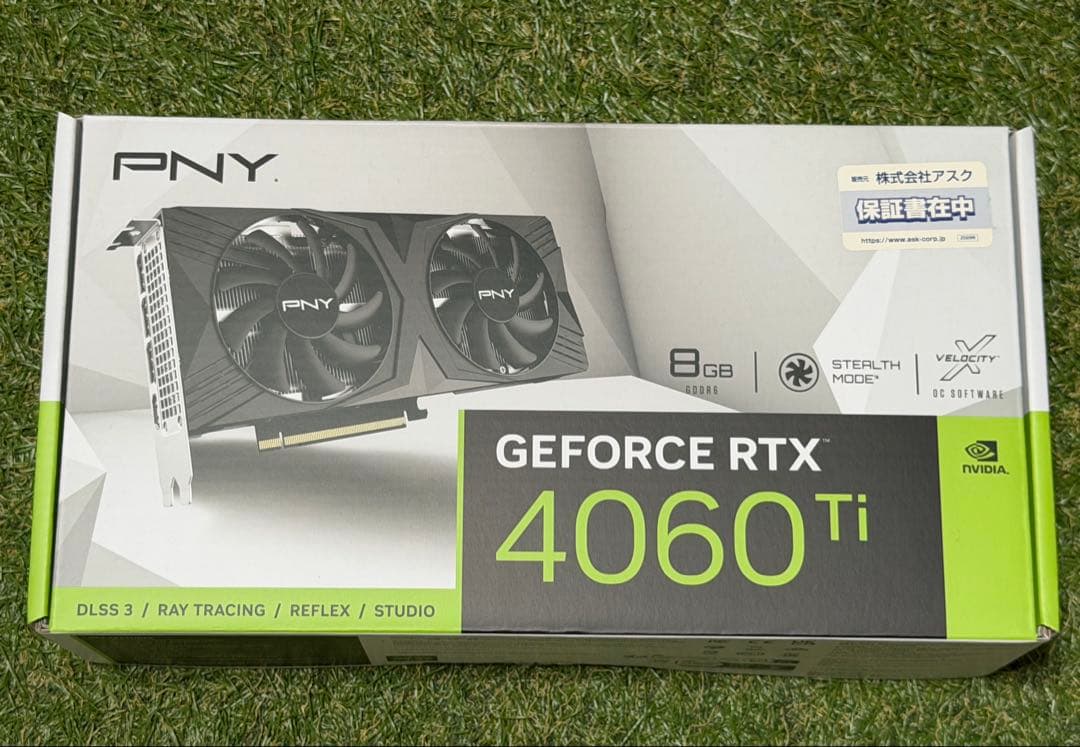 グラフィックボード・グラボ・ビデオカード PNY GEFORCE RTX4060Ti 8GB