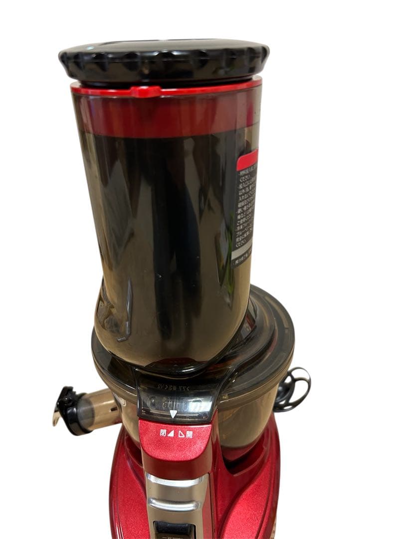 美品　ＮＵＣ電子 クビンス サイレントジューサー レッド JSG-82S