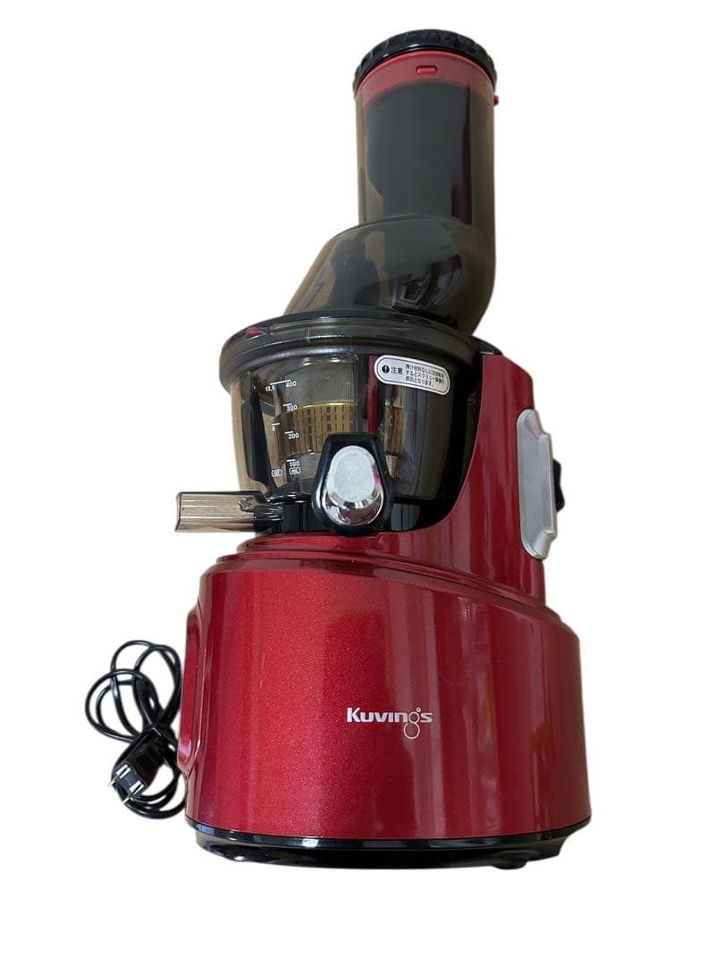 美品　ＮＵＣ電子 クビンス サイレントジューサー レッド JSG-82S