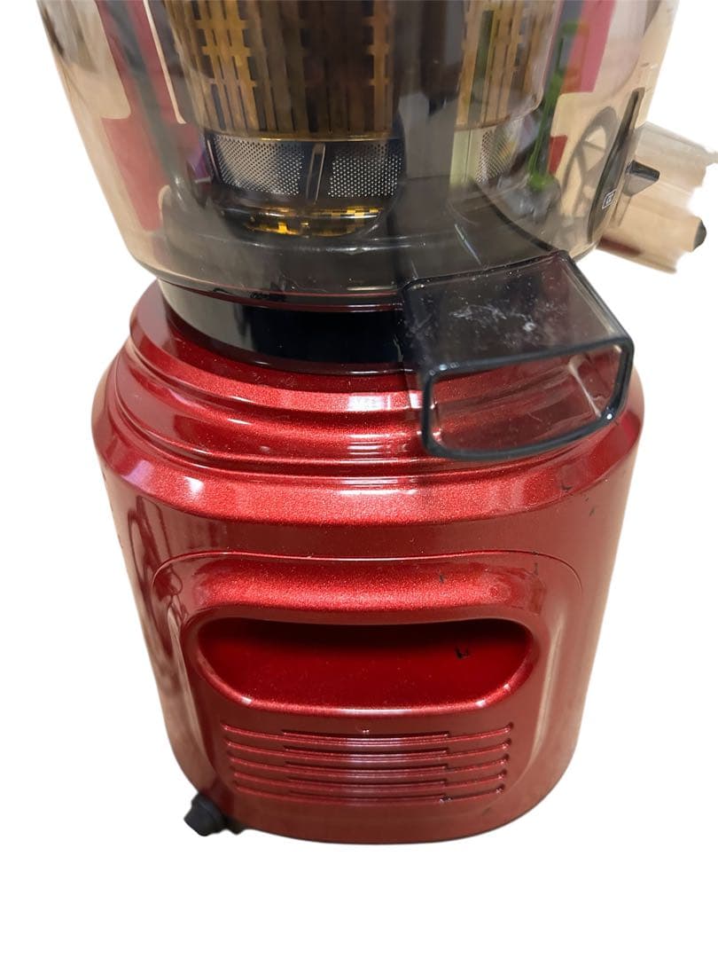 美品　ＮＵＣ電子 クビンス サイレントジューサー レッド JSG-82S
