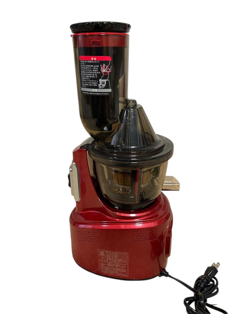 美品　ＮＵＣ電子 クビンス サイレントジューサー レッド JSG-82S