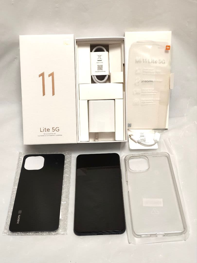 Xiaomi Mi 11 Lite 5G 128GB SIMフリー クリア背面